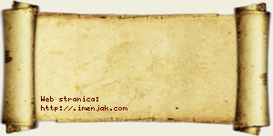 Žaklina Kosovac vizit kartica